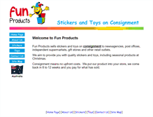Tablet Screenshot of funproductsimports.com.au